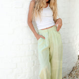 Stunning 100% Linen Pant in our Summer Sage Greeen
