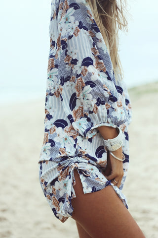 Crazy Love Ocean Blue Midi Dress
