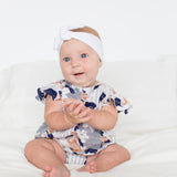 Bonita Baby Romper with Flutter Sleeves